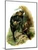 Hamlet holds the skull of the jester Yorick-Harold Copping-Mounted Giclee Print