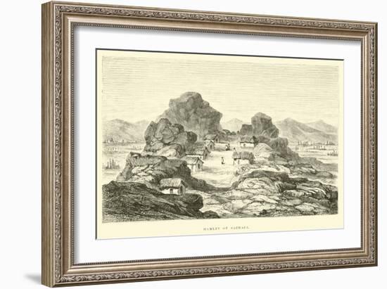 Hamlet of Sachaca-Édouard Riou-Framed Giclee Print