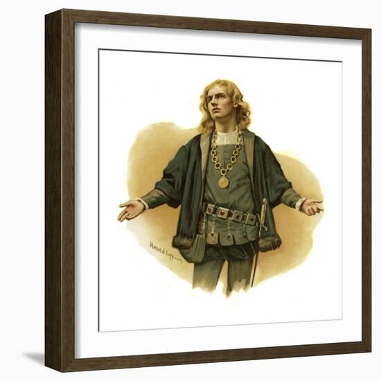 Hamlet, Prince of Denmark by William Shakespeare-Harold Copping-Framed Giclee Print