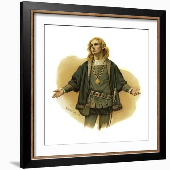 Hamlet, Prince of Denmark by William Shakespeare-Harold Copping-Framed Giclee Print