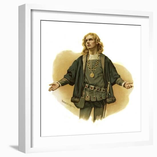 Hamlet, Prince of Denmark by William Shakespeare-Harold Copping-Framed Giclee Print