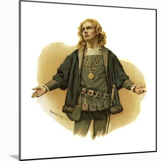 Hamlet, Prince of Denmark by William Shakespeare-Harold Copping-Mounted Giclee Print