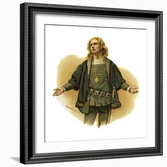 Hamlet, Prince of Denmark by William Shakespeare-Harold Copping-Framed Giclee Print