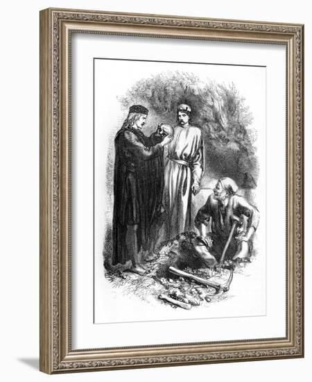 Hamlet-John Gilbert-Framed Giclee Print