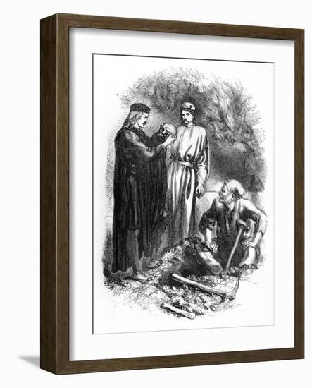 Hamlet-John Gilbert-Framed Giclee Print