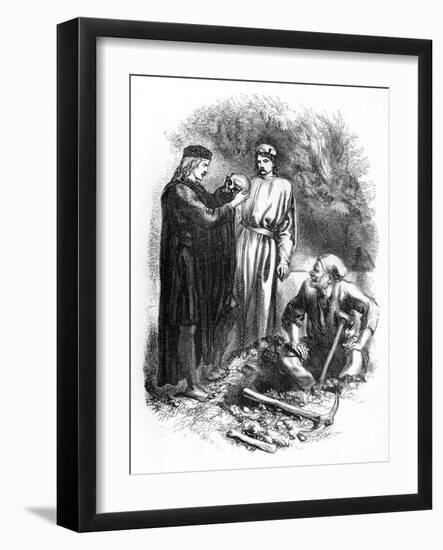 Hamlet-John Gilbert-Framed Giclee Print