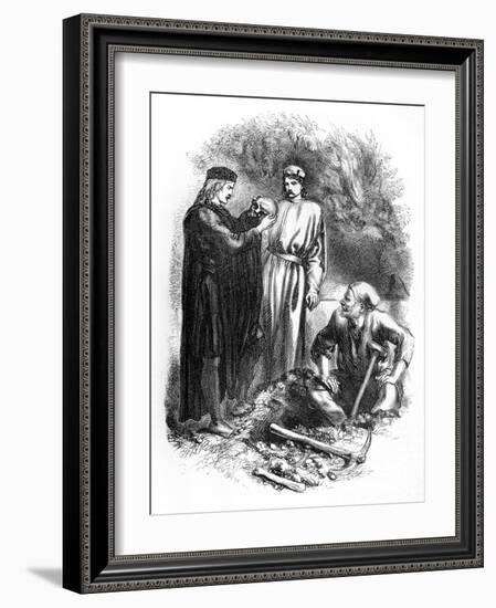 Hamlet-John Gilbert-Framed Giclee Print