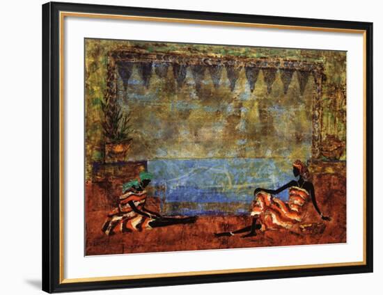 Hammam a Fes-Charlotte Derain-Framed Art Print