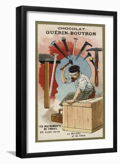 Hammer and Nails-null-Framed Premium Giclee Print