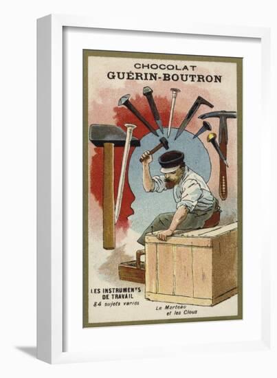 Hammer and Nails-null-Framed Giclee Print