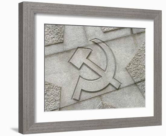 Hammer and Sickle-null-Framed Photographic Print