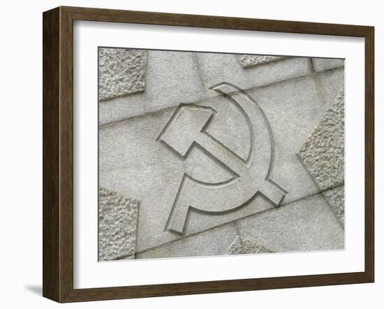 Hammer and Sickle-null-Framed Photographic Print