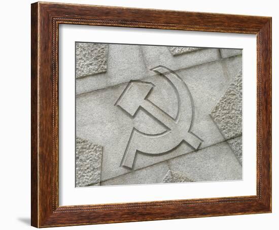 Hammer and Sickle-null-Framed Photographic Print