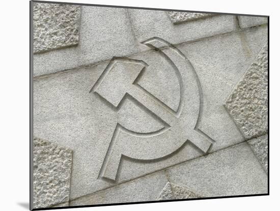 Hammer and Sickle-null-Mounted Photographic Print