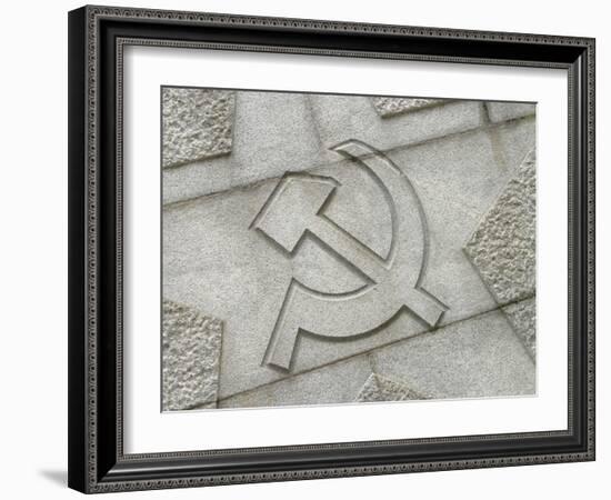 Hammer and Sickle-null-Framed Photographic Print