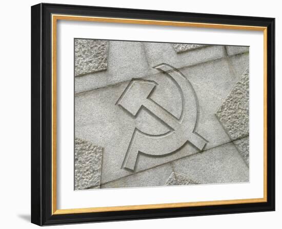 Hammer and Sickle-null-Framed Photographic Print