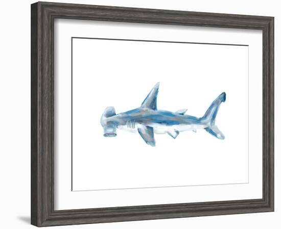 Hammerhead Shark Art-Jetty Printables-Framed Art Print