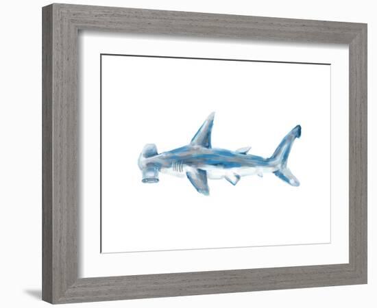 Hammerhead Shark Art-Jetty Printables-Framed Art Print