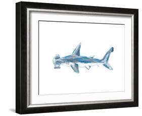 Hammerhead Shark Art-Jetty Printables-Framed Art Print