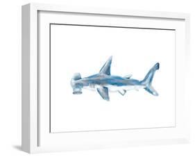 Hammerhead Shark Art-Jetty Printables-Framed Art Print