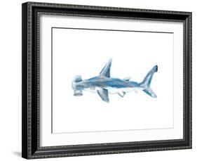 Hammerhead Shark Art-Jetty Printables-Framed Art Print