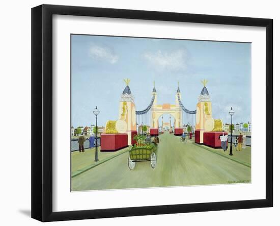 Hammersmith Bridge, 1981-Mark Baring-Framed Giclee Print