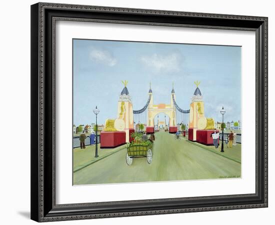 Hammersmith Bridge, 1981-Mark Baring-Framed Giclee Print