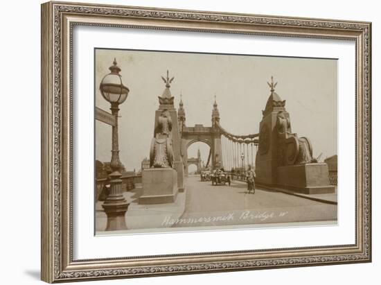 Hammersmith Bridge, London-null-Framed Photographic Print