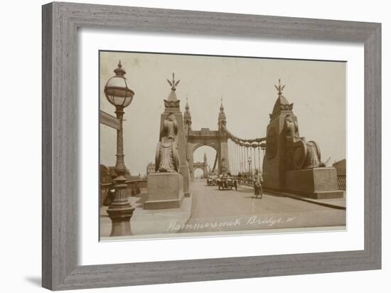 Hammersmith Bridge, London-null-Framed Photographic Print