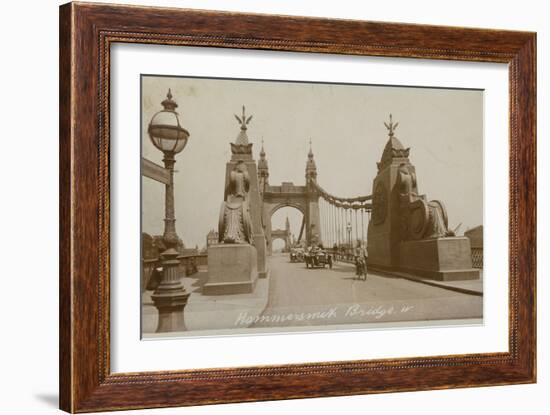 Hammersmith Bridge, London-null-Framed Photographic Print