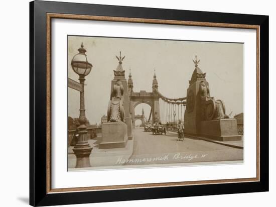 Hammersmith Bridge, London-null-Framed Photographic Print