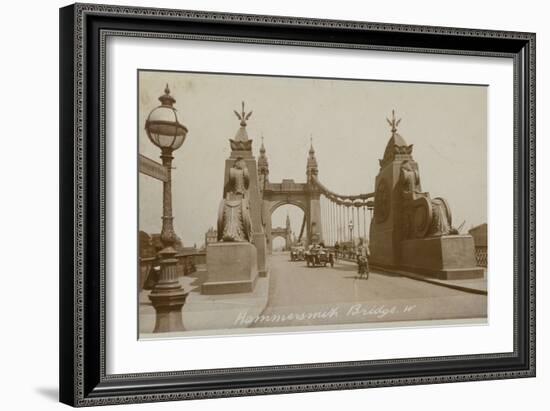 Hammersmith Bridge, London-null-Framed Photographic Print