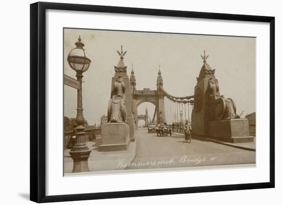 Hammersmith Bridge, London-null-Framed Photographic Print