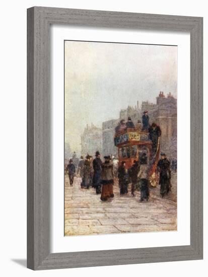 Hammersmith 'Bus-Rose Maynard Barton-Framed Giclee Print