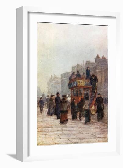 Hammersmith 'Bus-Rose Maynard Barton-Framed Giclee Print