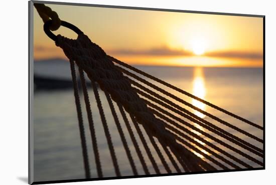 Hammock and Beach at Sunset-Frank Fell-Mounted Photographic Print