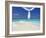 Hammock Hanging in Shallow Clear Water, the Maldives, Indian Ocean, Asia-Sakis Papadopoulos-Framed Photographic Print