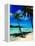 Hammock Hanging Seaside-Randy Faris-Framed Premier Image Canvas