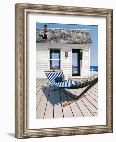 Hammock on Deck-Zhen-Huan Lu-Framed Art Print