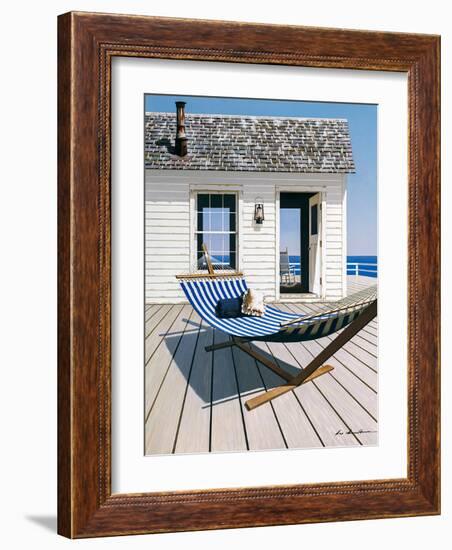 Hammock on Deck-Zhen-Huan Lu-Framed Art Print