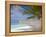 Hammock on Tropical Beach, Maldives, Indian Ocean, Asia-Sakis Papadopoulos-Framed Premier Image Canvas