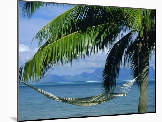 Hammock, Tahiti, Society Islands, French Polynesia, South Pacific Islands, Pacific-Sylvain Grandadam-Mounted Photographic Print