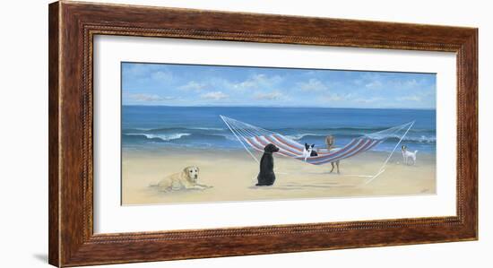 Hammock Tails-Carol Saxe-Framed Art Print