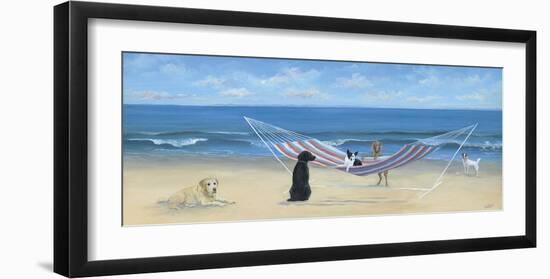 Hammock Tails-Carol Saxe-Framed Art Print