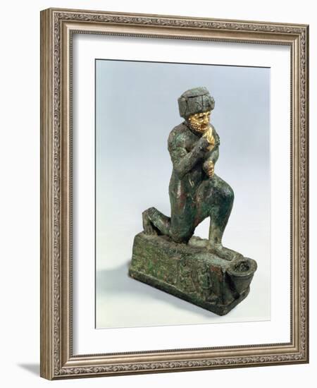 Hammurabi, King of Babylon, Praying Before a Sacred Tree, circa 1750 BC-null-Framed Giclee Print