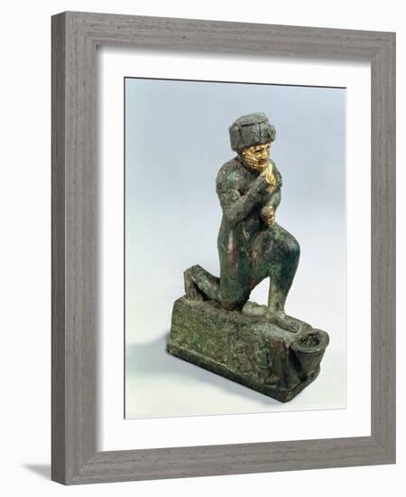 Hammurabi, King of Babylon, Praying Before a Sacred Tree, circa 1750 BC-null-Framed Giclee Print