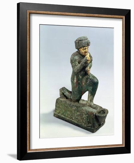 Hammurabi, King of Babylon, Praying Before a Sacred Tree, circa 1750 BC-null-Framed Giclee Print