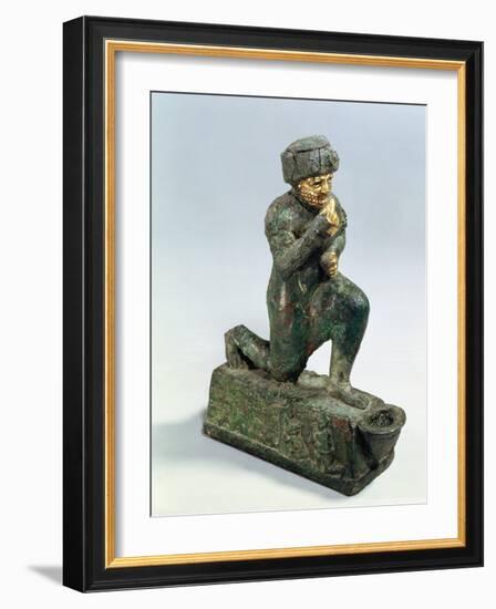 Hammurabi, King of Babylon, Praying Before a Sacred Tree, circa 1750 BC-null-Framed Giclee Print