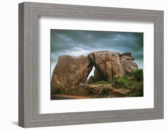 Hampi, Natural Gate-Bluehouseproject-Framed Photographic Print