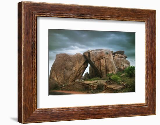 Hampi, Natural Gate-Bluehouseproject-Framed Photographic Print